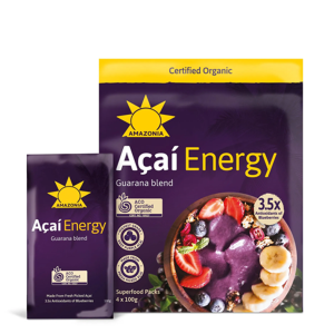 AMAZONIA - SUPERFOOD - ACAI ENERGY - 100GMS - 60PK
