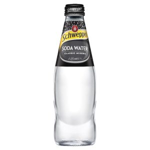 SCHWEPPES - SODA WATER - GLASS 300MLS - 24PK
