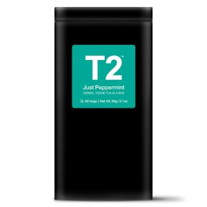 T2 - TIN 60PK - TEA BAG - JUST PEPPERMINT