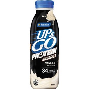 UP & GO - ENERGIZE - VANILLA - PET 500ML - 12PK