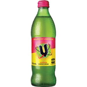 V ENERGY - RASPBERRY LEMONADE - GLASS 350MLS - 24PK