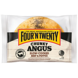 FOUR N TWENTY - PIE CHUNKY - AUSSIE BEEF & PEPPER - 175GMS - 12PK