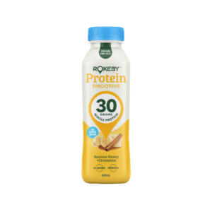 ROKEBY FARM - PROTEIN SMOOTHIE - BANANA HONEY & CINNAMON - 425MLS - 6PK