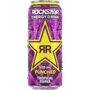 ROCKSTAR - PUNCHED - TROPICAL GUAVA - CANS 500ML - 12PK
