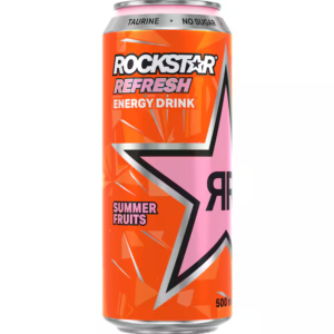 ROCKSTAR - REFRESH - SUMMER FRUITS - CANS 500ML - 12PK