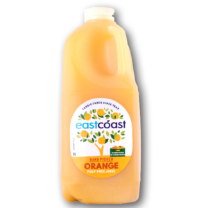 EASTCOAST - JUICE 100% - ORANGE - 2LTS - 6PK