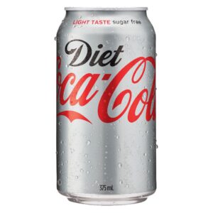 COCA-COLA - DIET - CANS 375MLS - 24PK