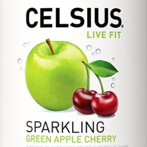CELSIUS - GREEN APPLE CHERRY - CANS 330MLS - 24PK