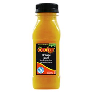 ORCHY - JUICE - ORANGE - 250MLS - 10PK