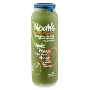 NOAH'S - JUICE SMOOTHIE - GREEN - APPLE PEACH KIWI - 260MLS - 12PK