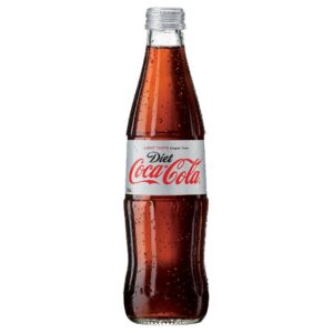COCA-COLA - DIET - GLASS 330MLS - 24PK