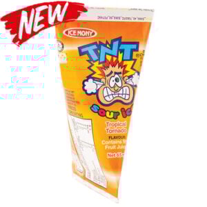 ICE MONY - TNT SOUR ICE - 99% JUICE - TROPICAL TORNADO - 65MLS - 72PK