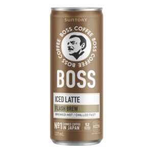 BOSS COFFEE - ICED - LATTE - CANS 237MLS - 12PK