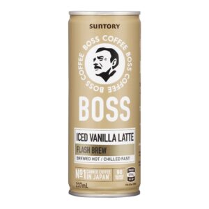 BOSS COFFEE - ICED - VANILLA LATTE - CANS 237MLS - 12PK