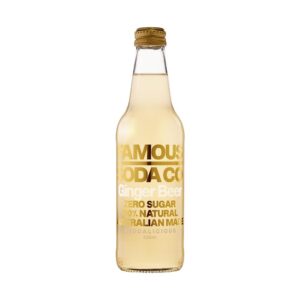 FAMOUS SODA CO - GINGER BEER - GLASS 330MLS - 12PK