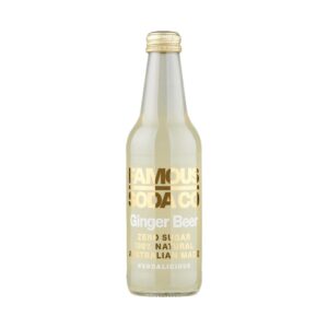 FAMOUS SODA CO - LEMON SQUASH - GLASS 330MLS - 12PK