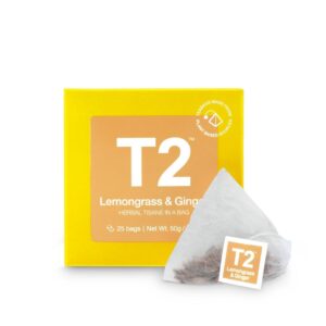 T2 - BIO 25PK - TEA BAG - LEMONGR/GINGER