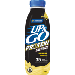 UP & GO - ENERGIZE - BANANA - PET 500ML - 12PK