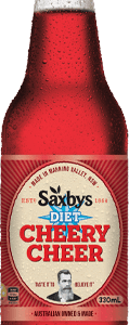 SAXBY'S - DIET - CHERRY CHEER - 330MLS - 15PK
