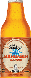 SAXBY'S - DIET - MANDARIN - 330MLS - 15PK
