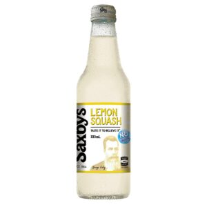 SAXBY'S - NO ADDED SUGAR - LEMON SQUASH - 330MLS - 15PK