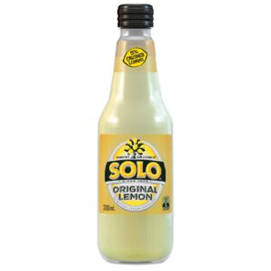 SOLO - LEMON - GLASS 300MLS - 24PK