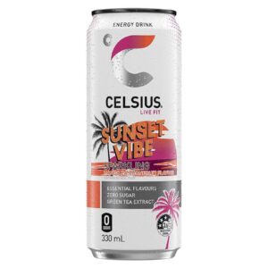 CELSIUS - SUNSET VIBE - CANS 330MLS - 24PK