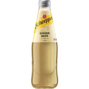 SCHWEPPES - GINGER BEER - GLASS 300MLS - 24PK