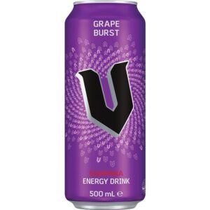 V ENERGY - PURPLE - GRAPE BURST - CANS 500ML - 12PK