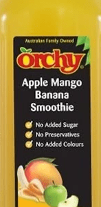 ORCHY - JUICE - APPLE MANGO BANANA - 350MLS - 10PK