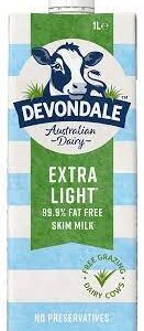 DEVONDALE - EXTRA LIGHT SKIM MILK - 1LTS - 10PK