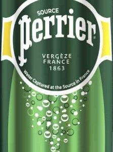 PERRIER - SPARKLING WATER - CANS 330MLS - 24PK