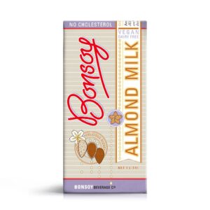 BONSOY - UHT MILK - ALMOND - 1LTS - 6PK