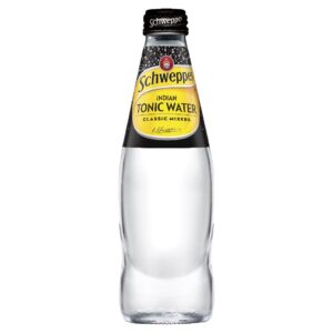SCHWEPPES - TONIC WATER - GLASS 300MLS - 24PK