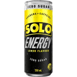 SOLO - ENERGY - ZERO SUGAR - CANS 250MLS - 24PK