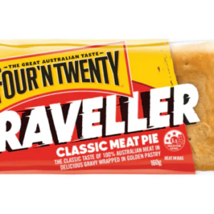 FOUR N TWENTY - PIE TRAVELLER - CLASSIC BEEF - 160GMS - 24PK