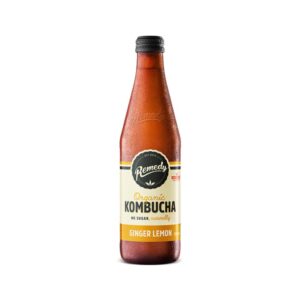 REMEDY - KOMBUCHA - GINGER & LEMON - 330MLS - 12PK