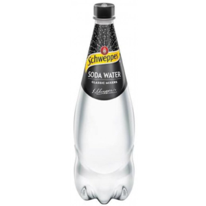 SCHWEPPES - SODA WATER - PET 1.1LTS - 12PK