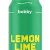 BOBBY - LEMON LIME - PREBIOTIC - CANS 330MLS - 12PK