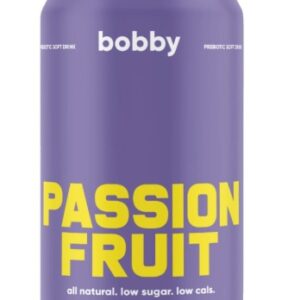 BOBBY - PASSIONFRUIT - PROBIOTIC - CANS 330MLS - 12PK