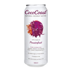 COCO COAST - AMBIENT - PASSIONFRUIT - 500ML - 12 PK