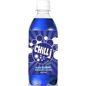 CHILL J - SPARKLING JUICE - BLUEBERRY - 250MLS - 24PK