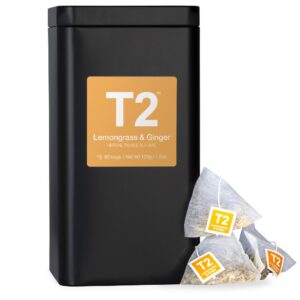 T2 - TIN 60PK - TEA BAG - LEMONGRASS & GINGER
