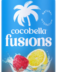 COCOBELLA - COCONUT FUSION - RASPBERRY LEMON - 400MLS - 6PK