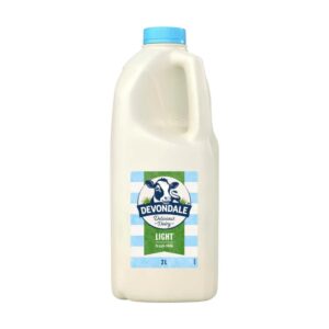 DEVONDALE LIGHT MILK - 2LTR - 6 PK