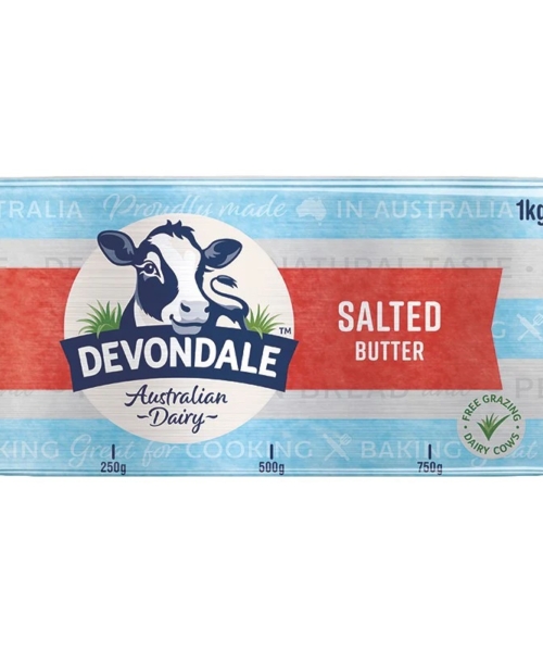 DEVONDALE SALTED BUTTER – 10KG