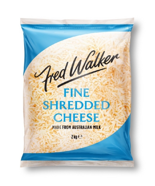 FRED WALKER FINE SHREDDED CHEESE – 2KG