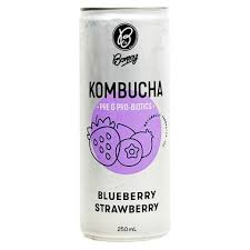 BONSOY - KOMBUCHA - BLUEBERRY STRAWBERRY- 250MLS - 12PK