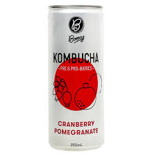 BONSOY - KOMBUCHA - CRANBERRY POMEGRANATE - 250MLS - 12PK